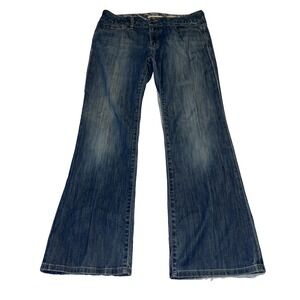 Gap Vintage Y2K Jeans Womens 12 Regular Premium Bootcut Stretch Denim Distressed